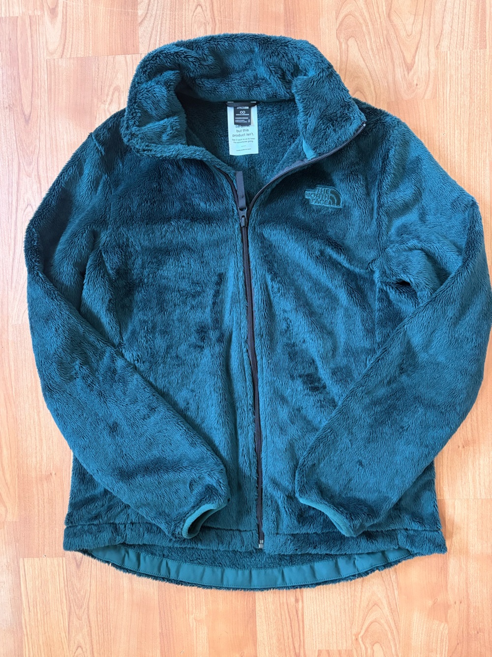 The North Face Osito Fleece Full-Zip Jacket in Teal Green Medium